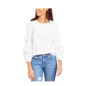 J.Mclaughlin - Clara Blouse - White XL New with Tags